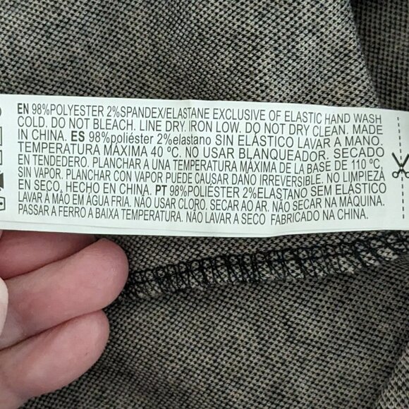 Women's FOREVER 21; Brown Animal Print, Short Flannel Pencil Dress; Size M - Picture 5 of 5